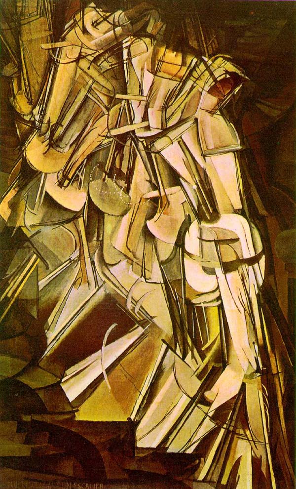  cinema the Cubists' fracturing of form the Futurists' depiction of 